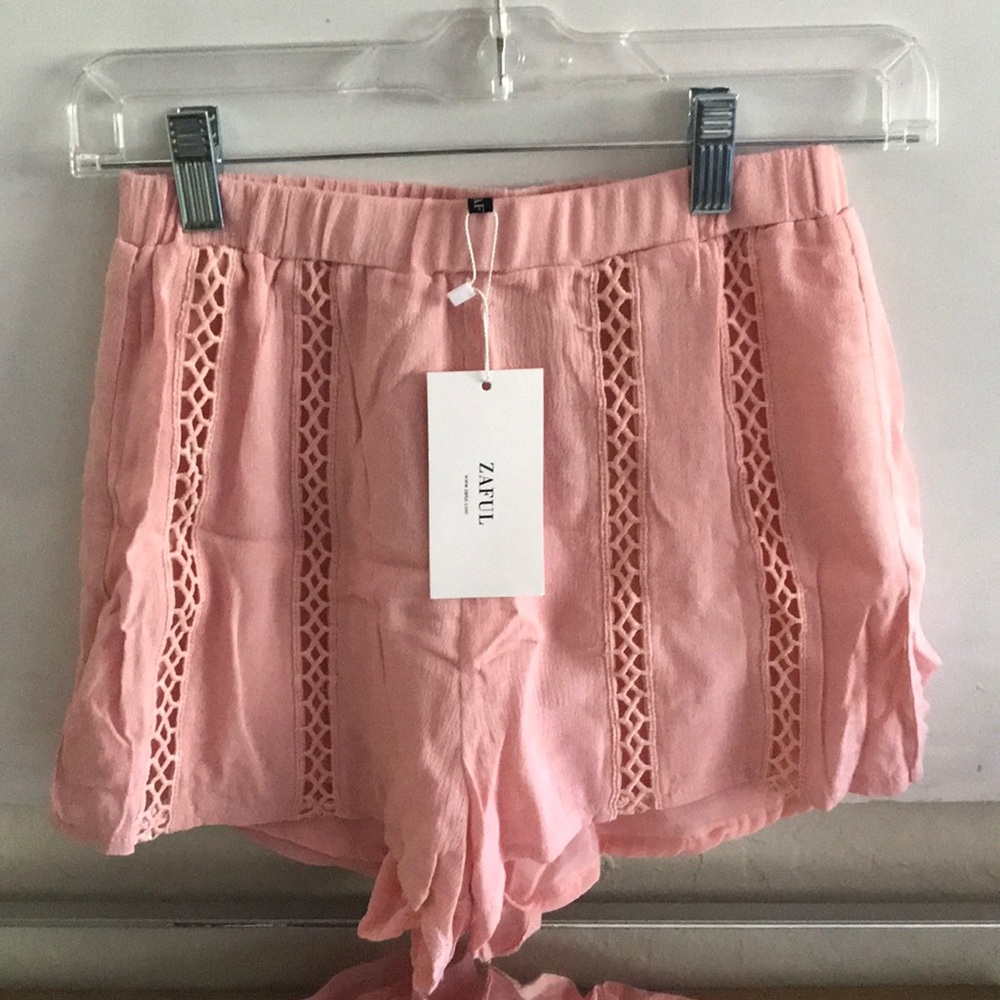 Zaful pink shorts